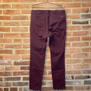 Maroon chinos - PAC Sun